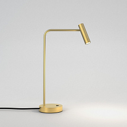 1058106 Astro lighting Enna настольная лампа с тонкой стойкой и цилиндрическим модулем матовое золото