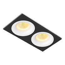 Потолочные светодиодные светильники Led technology CITY X 22.30 W 2FW NO DIM белый + черный