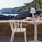 860003 Kartell TipTop Стол Mono, глянцевый белый — фото 4