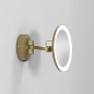 Настенный светильник Astro Lighting Mascali Round LED матовый брашированный латунь — фото 2