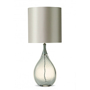 Droplet Lamp Clear with Silver collar Porta Romana