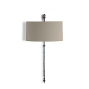 Olivier Wall Light Burnt Silver Porta Romana