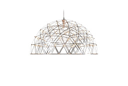 8718282359892 Moooi Raimond подвесной светильник в форме сферического каркаса из металлических нитей