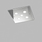 Metal Lux Dado PL 5L Square квадратный потолочный светильник из стекла прозрачное зеркало 259.350.01 — фото 1