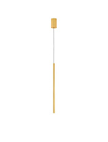 Brass Gold Aluminium LED 4 Watt 220-240 Volt 100Lm IP20 2700-3000-4000K CCT by Dip Switch D:7 H:250 cm
