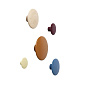 03273 Muuto Dots Крючок деревянный Ø9 см, бордовый — фото 1