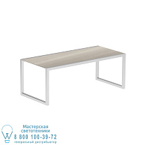 СТОЛ NINIX 200X90CM ИЗ НЕРЖАВЕЮЩЕЙ СТАЛИ EL POL И КЕРАМИЧЕСКОЙ СЕРО-СЕРО-СЕРО Royal Botania