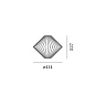 Подвесной светильник WIRO DIAMOND 1.1 SHADE Wever & Ducre — фото 2