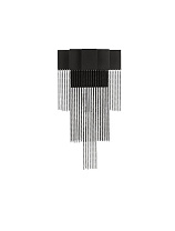 Triac Dimmable Matt Black Steel & Aluminium LED 8Watt 220-240Volt 290Lm IP20 3000K L:20.4 W:12 H:38cm