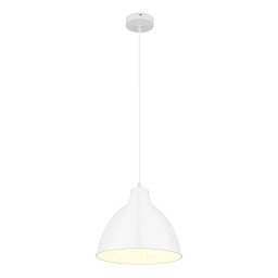 A2055SP-1WH Arte Lamp BRACCIO подвесной светильник с купольным плафоном белого цвета