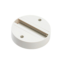 CLT 0.213 01 WH Crystal Lux Basic белое монтажное основание для установки однофазных трековых светильников