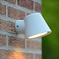 14881/05/31 Lucide Dingo уличный настенный светильник белого цвета с наклонным плафоном — фото 2