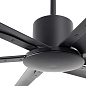 33414A Faro ANDROS XL Black ceiling fan with DC motor  матовый черный
