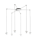 Tripla F41 6 источника света Полированный алюминий 3000 К PUSH 1..10 В DALI