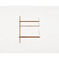 8050 Shelf Library Frama Настенная секция с полкой дубовая 114.8x80 — фото 1