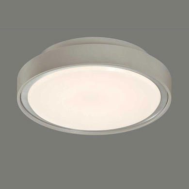 потолочный светильник серого цвета с датчиком присутствия