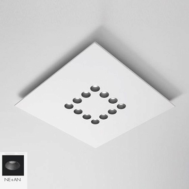 Confort Icone Потолочный светильник квадратный черный i-c-0410