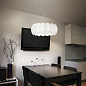 090481 Ideal Lux OVALINO SP8 подвесной светильник белый — фото 1