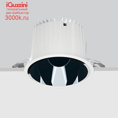 N224 Reflex iGuzzini Fixed circular recessed luminaire - Ø212 mm - neutral white - flood optic - UGR<19