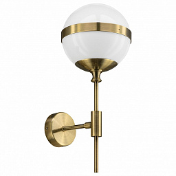 813611 Lightstar Globo настенное бра с шарообразным плафоном бронзового оттенка