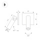Встраиваемый настенный светильник без кнопки Arlight SP-READER-NB-S60X60-3W — фото 15