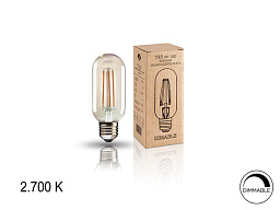 5035 Schuller Vintage лампа Vintage с удлинённой колбой и теплым свечением