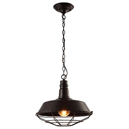 A9183SP-1BK Arte Lamp PANDORA подвесной светильник в индустриальном стиле с металлическим абажуром