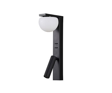 Настенный светильник Kink Light Грета черный 07809W,19(4000K)