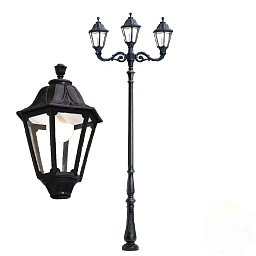 Парковый фонарь Fumagalli TABOR ADAM/NOEMI 2L+1