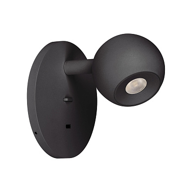058480 Arlight Светильник SP-OTTORI-WALL-CHARGE-6W Warm3000 (BK, 30 deg, 230V, USB-C)