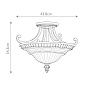 Потолочный светильник Drawing Room Feiss FE-DRAWING-ROOM-SFA орех — фото 5