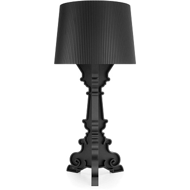 G907709 Kartell Bourgie Mat TL современный настольный светильник матовый чёрный