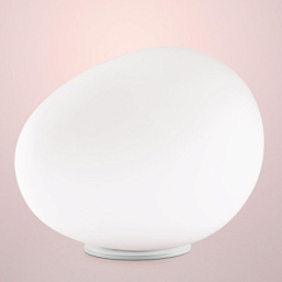 FN1680011SG_10 Foscarini Gregg настольная лампа с диммером и куполообразным рассеивателем из сатинированного стекла