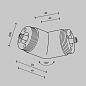 CA018LWC-B Maytoni Accessories for system Shelf Комплектующие для систем освещения с токоведущими элементами Черный — фото 4