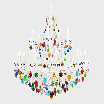 Mandragola Deluxe 2 Tier Многоцветный / 12+6 / Белый лак