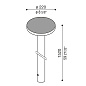 Kit-09 Line 220 Post H1500 Lombardo, светильник