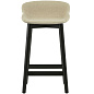 604441 Normann Copenhagen Hyg Барный стул 65 см, песочный / черный дуб — фото 1