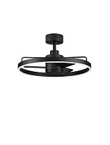 Dimmable with Remote Control Sandy Black Aluminium Black & Dark Plywood Blades 6 Speeds DC Motor 30 Watt <48 Db 220-240Volt LED 35 Watt 2008Lm IP20 3000-4000-6500K CCT by Remote Control Blades L: 24