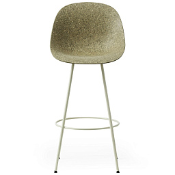 609242 Normann Copenhagen Mat Барный стул 75 см, водоросли / кремовый