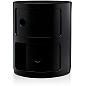 0496609 Kartell Componibili Классический комод с 2 отделениями, черный — фото 1