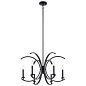 Cassadee 16.5" 6 Light Chandelier Black люстра 52116BK Kichler — фото 3