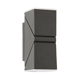 Уличный настенный светильник Favourite Pilon 3027-2W — уличный настенный прямоугольный светильник с двумя поворотными плафонами