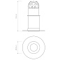 1392017 Void 55 Astro lighting встраиваемый светильник матовый белый — фото 2