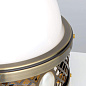 ALT WIEN Orion настольная лампа LA 4-1125/1/250 Patina/480 opal-glanzend латунь