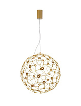 Gold Copper LED 21 Watt 220-240 Volt 2403Lm 3000K IP20 Led Chip: 60 Pcs D: 40 H: 250 cm