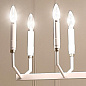 Armand 42.75" 12 Light Linear Chandelier in a White Finish люстра 52350WH Kichler