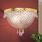 WA 2-1171/2 gold/478/260 klar-matt/Schli Empire Crystal Orion хрустальное настенное бра с купольным корпусом — фото 1