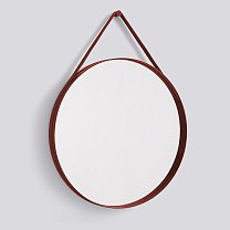 Strap Mirror No 2 Ø70 см, красный