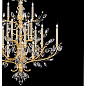 771140-3 Crystal Laurel 57" Chandelier люстра, Fine Art Lamps