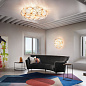 Slamp La Vie Large AP PL крупный круглый дизайнерский настенный и потолочный светильник дымчатый; янтарный LAVCL00ORG00000000EU — фото 4